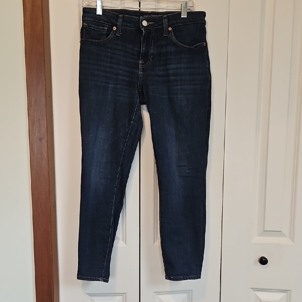 Lucky Brand Dark Indigo Women's Ankle Jeans Lolita Size 10 Skinny
